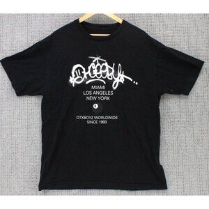 GEEZY World  Shirt Mens XL Black Short Sleeve OTXBOYZ WORLDWIDE Graphic Art